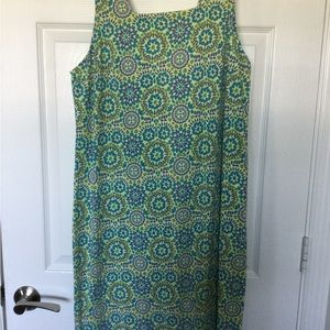 Fresh Produce 100% Cotton Mosaic Shells Dress size Medium New